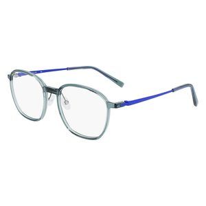 New Airlock Pure P-3012 020 Crystal Grey Eyeglass, Blue Temples 53/18/140